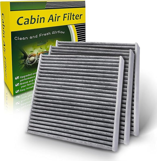 3 Pack Premium Cabin Air Filter Fits Mazda CX-7 (07-12), 1500 Classic (19-23), 2500/3500 (16-23), Ram 1500/4500/5500 (16-22), Replacement for CF11671, CP671, EG21-61-P11, 68318365AA, 68406048AA