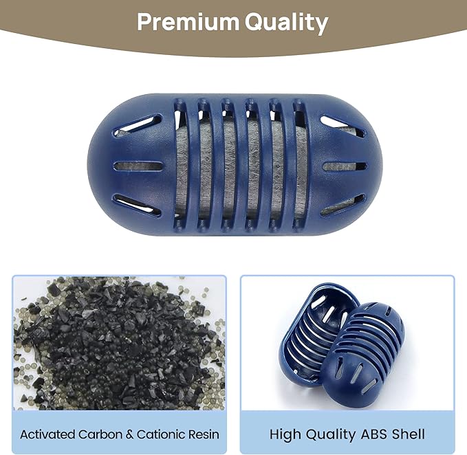 Demineralization Cartridge for Ultrasonic Humidifiers, Prevent Hard Water Build-Up, Reduces White Dust, Purifies Water Pack of 20