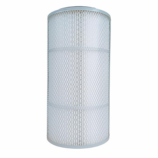 Dust Collector Filter Cartridge with Outer Mesh - OD: 12.6'' H: 23.62'' (320 * 600mm) for Powder Dust Collector Sand Blast Coating Shot Blasting Machine Filter Element