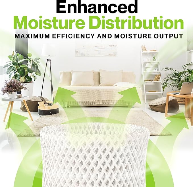 Durabasics 4 Pack of Premium Humidifier Filters Compatible with Honeywell Humidifier Filters HAC-504, HAC-504AW & Honeywell Filter A | Replacement for HCM 350 Filters & Cool Mist Humidifiers