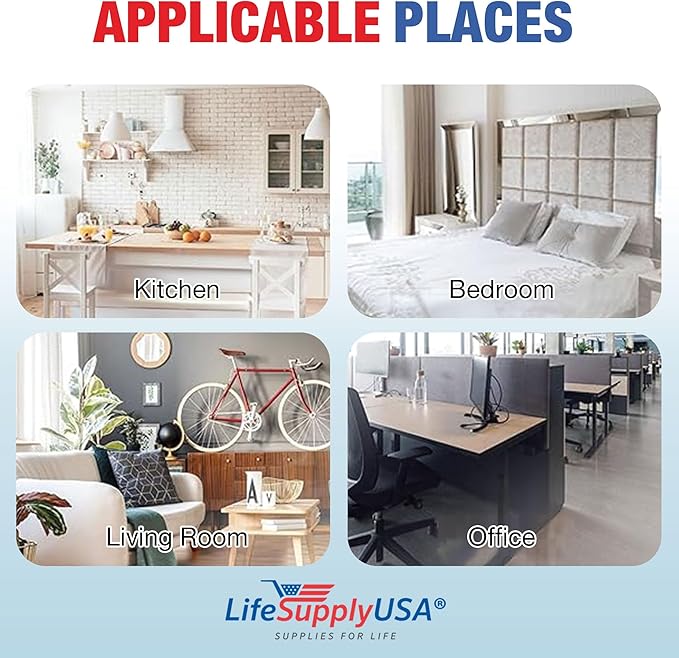 Core 600S Replacement Filter True HEPA H13 Compatible with Core 600S Air Purifier & 600S-RF 3-in-1 Activated Carbon Filter by LifeSupplyUSA (2-Pack)
