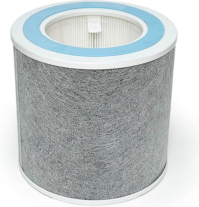 Nispira HC452 HP102 Replacement Filter For Shark NanoSeal Air Purifier HP102PET, HP100, HP105 HC450, HC451, HC455, UA455 3-in-1 True HEPA Activated Carbon Part HE1FKPET, 2 Pack