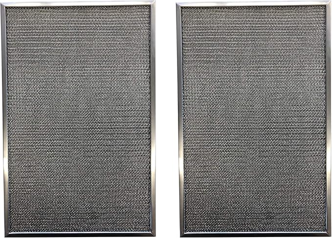 Replacement Aluminum Pre/Post Filter- 10-1/2 X 20-1/4 X 1/4 - Compatible with Emerson/White-Rodgers/Electro-Air Models ELECTRO-AIR SST AND UST SST1600, SST-16, 16C26S-, 16C27S, 16C28S - (2-Pack)