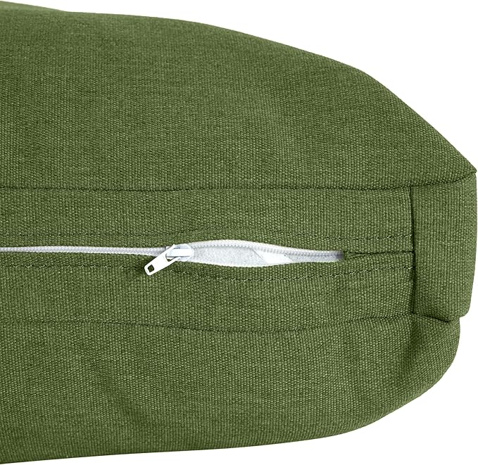 GDFStudio Outdoor Club Chair Cushion Set,5" Thick Water-Repellent Seat & Back Cushions,UV-Resistant Fabric,All-Weather Comfort Pads for Patio,Deck,Garden,Backyard Seating,Green