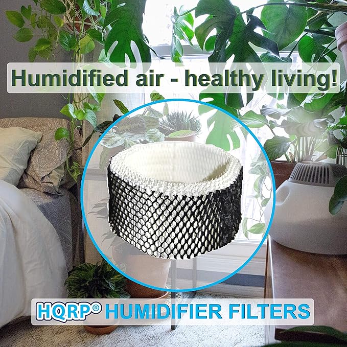 HQRP HWF62 Humidifier Wick Filter A for Holmes HWF62 HWF62CS HM1275 HM1280 HM1281 HM1285 HM1290 HM1295 HM1296 HM1297 HM1230 HM1245 HM2005 HM2025 HM2030 HM2408 HM2409 Humidifiers