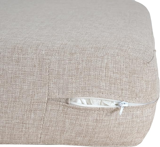 GDFStudio Outdoor Club Chair Cushion Set,5" Thick Water-Repellent Seat & Back Cushions,UV-Resistant Fabric,All-Weather Comfort Pads for Patio,Deck,Garden,Backyard Seating,Beige