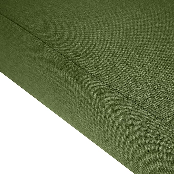 GDFStudio Outdoor Club Chair Cushion Set,5" Thick Water-Repellent Seat & Back Cushions,UV-Resistant Fabric,All-Weather Comfort Pads for Patio,Deck,Garden,Backyard Seating,Green